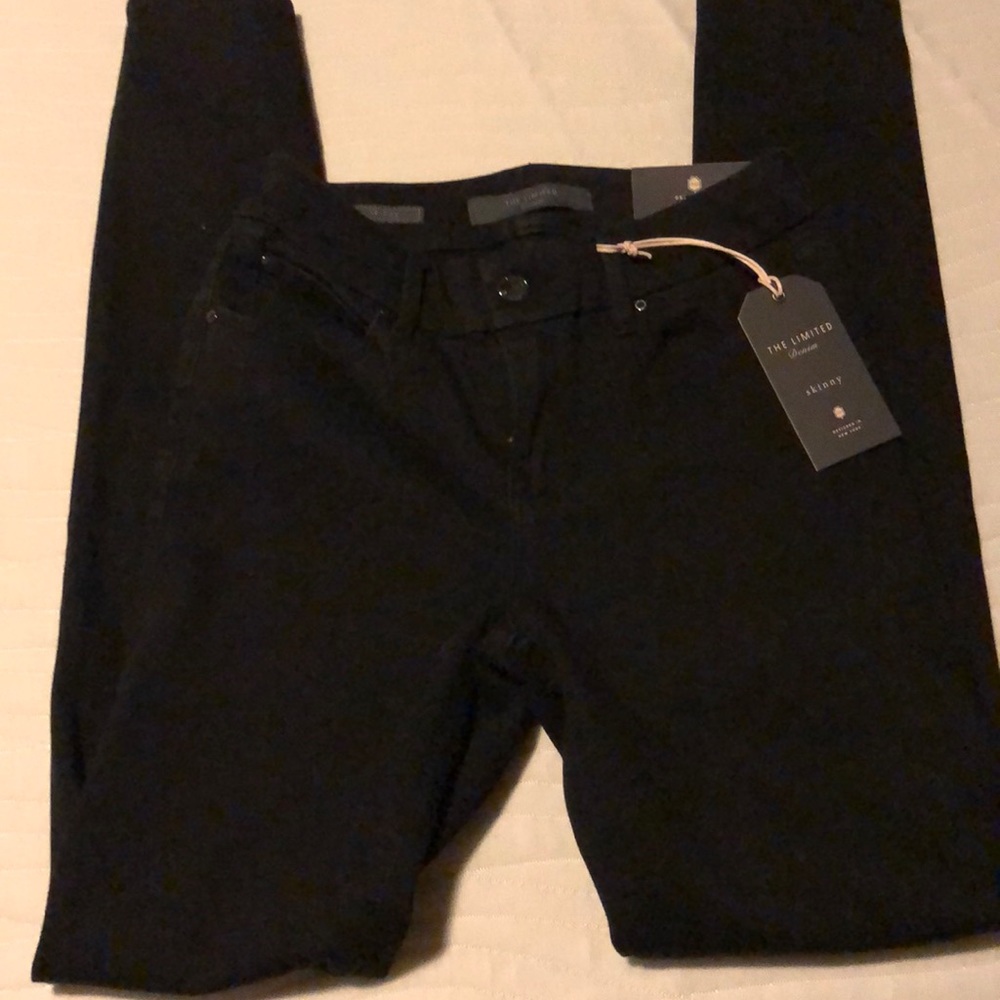 Black skinny denim